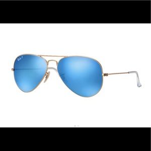Like new Blue Mirror Ray-ban Sunglasses